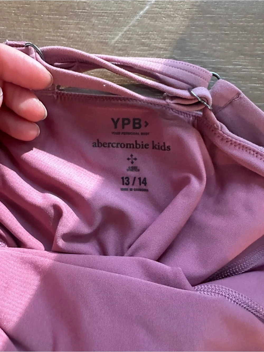 abercrombie kids dusty rose pink active dress
